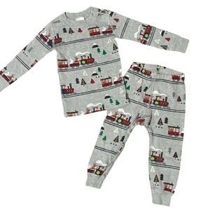 Hanna Andersson Train Pajama Set